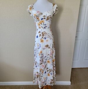 NWT Reformation Myah Floral Dress in Frolic, Size 2